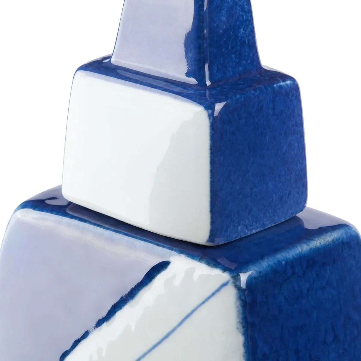 Morandi Vase Pair (Set of 2) / Blue and White