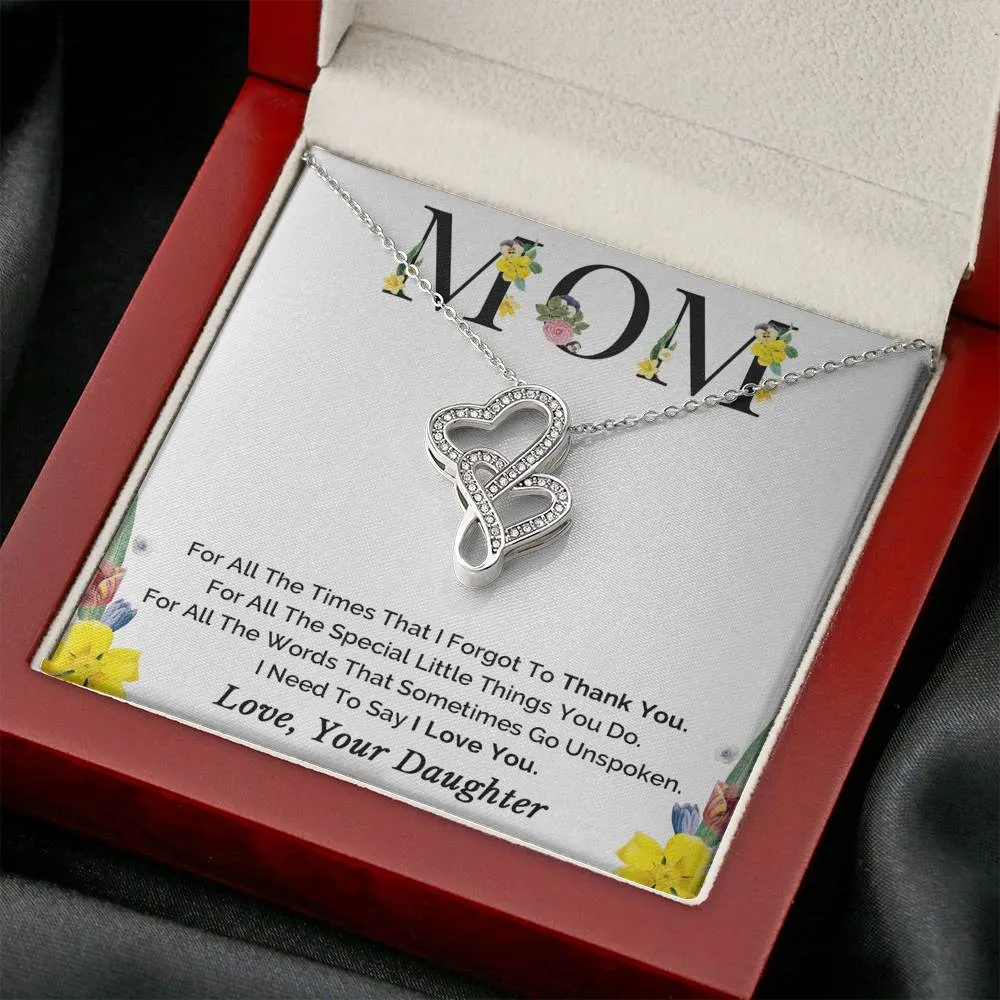 Mother Daughter Necklace,  Mom Gift From Daughter, Mothers Day Gift