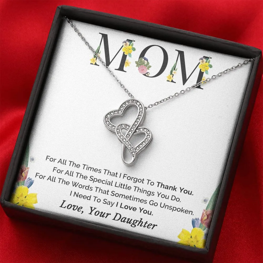 Mother Daughter Necklace,  Mom Gift From Daughter, Mothers Day Gift