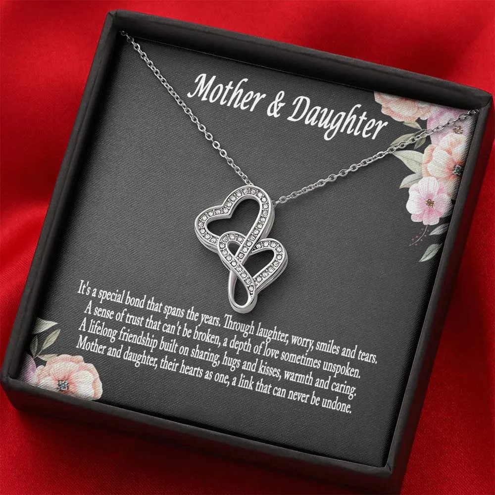 Mother Daughter Necklace, Mother Daughter Gift Necklace, Mother's Day Gift, Daughter Gift, Mother Daughter Heart Necklace
