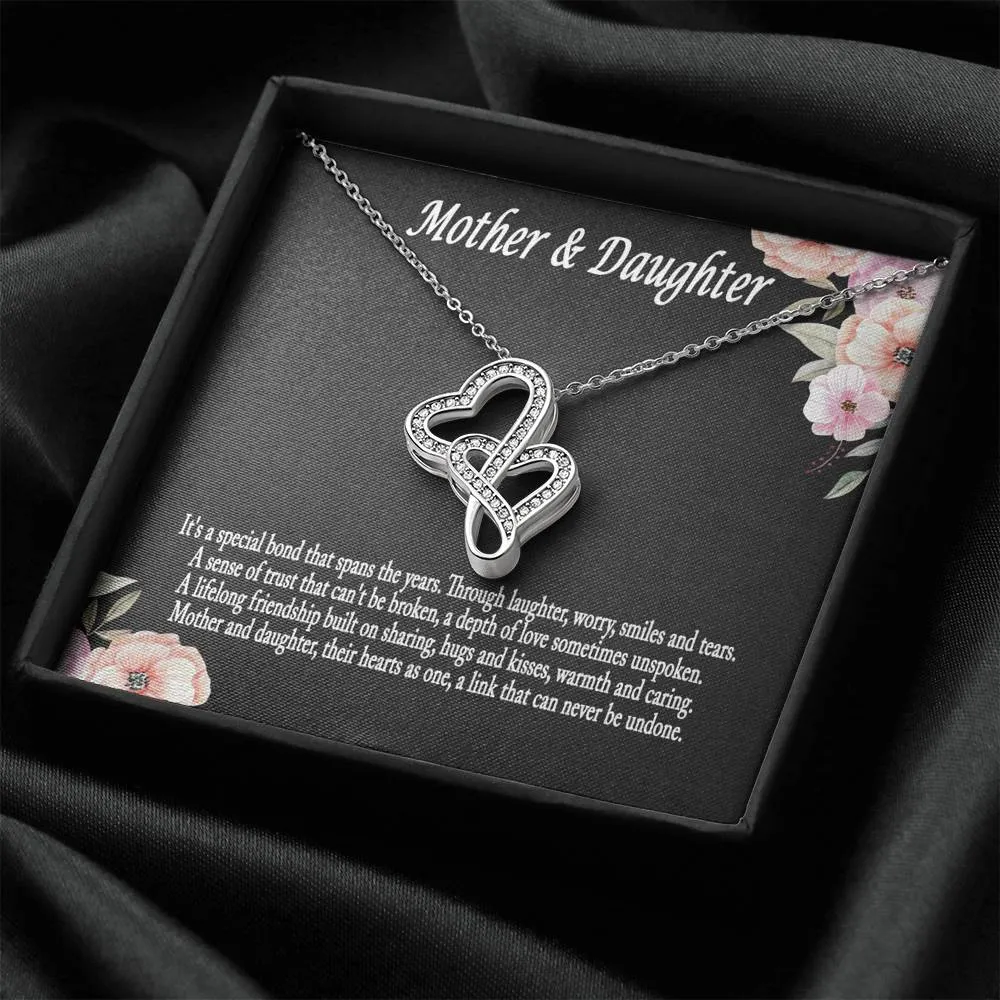 Mother Daughter Necklace, Mother Daughter Gift Necklace, Mother's Day Gift, Daughter Gift, Mother Daughter Heart Necklace