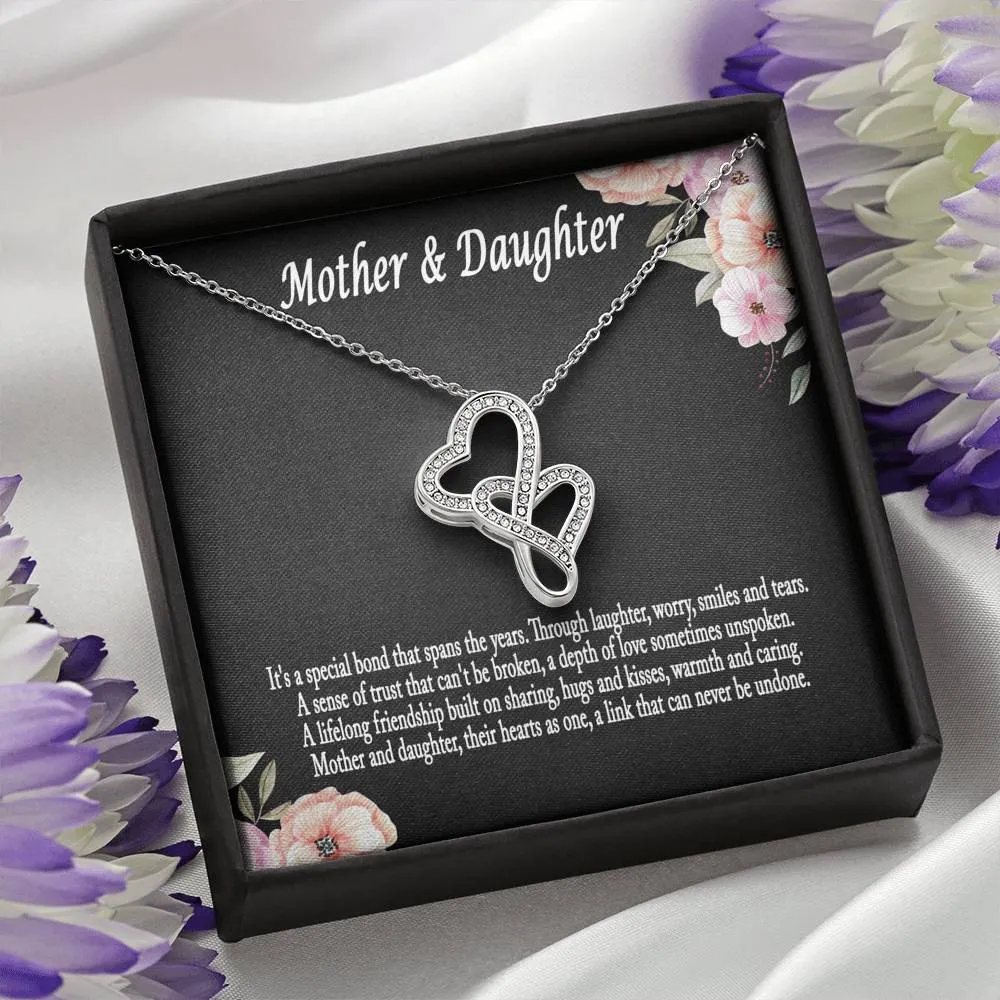 Mother Daughter Necklace, Mother Daughter Gift Necklace, Mother's Day Gift, Daughter Gift, Mother Daughter Heart Necklace