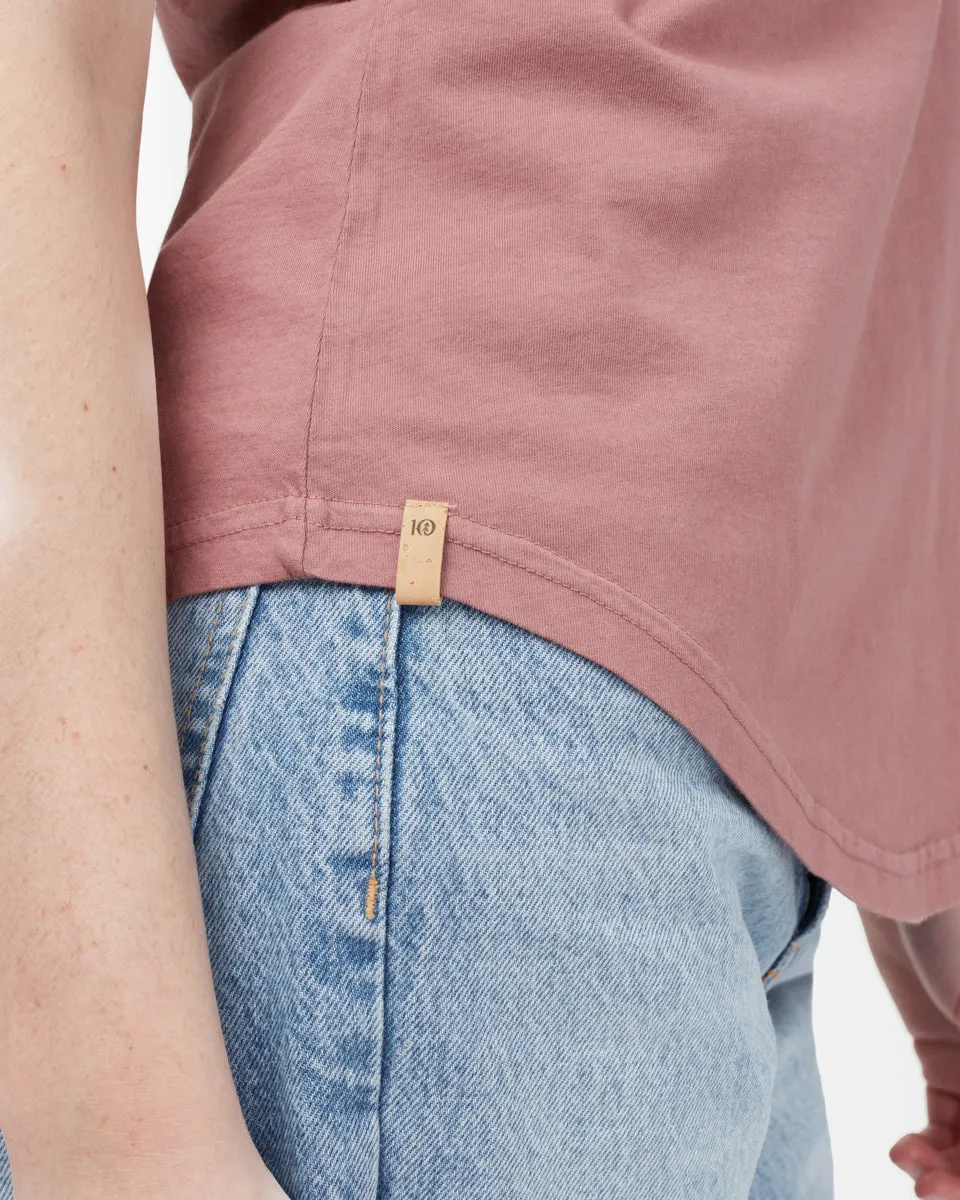 Natural Dye V-Neck T-Shirt
