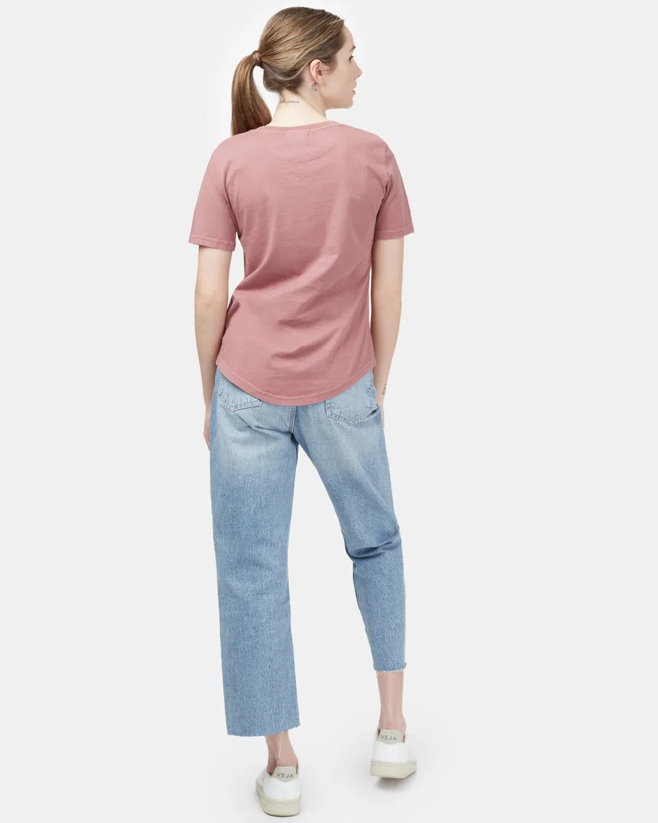Natural Dye V-Neck T-Shirt