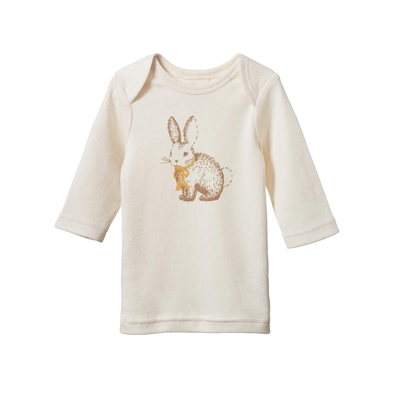 NATURE BABY BABY TEE RABBITTY NATURAL