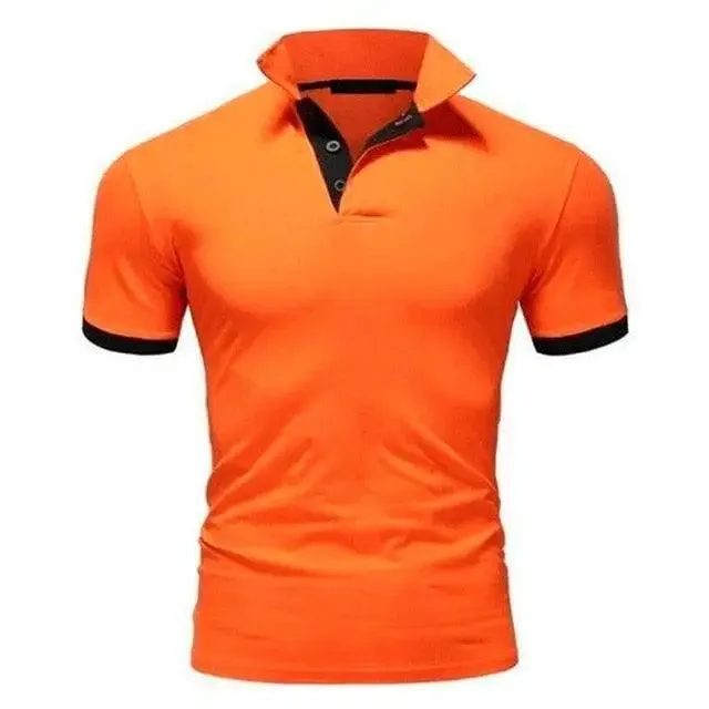 New Polo Shirt Men Summer Cool Men's Shirts Sleeve Polo Business Clothes Luxury Men Tee Shirt Polos  women's short sleeves Summer Men's T-shirt Short Sleeved Lapel Casual T-shirt for Male Half Sleeve Tops