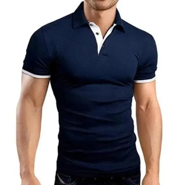 New Polo Shirt Men Summer Cool Men's Shirts Sleeve Polo Business Clothes Luxury Men Tee Shirt Polos  women's short sleeves Summer Men's T-shirt Short Sleeved Lapel Casual T-shirt for Male Half Sleeve Tops
