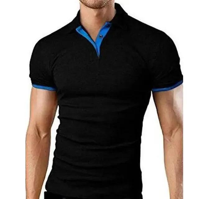New Polo Shirt Men Summer Cool Men's Shirts Sleeve Polo Business Clothes Luxury Men Tee Shirt Polos  women's short sleeves Summer Men's T-shirt Short Sleeved Lapel Casual T-shirt for Male Half Sleeve Tops