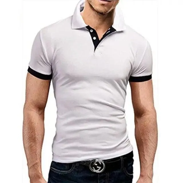 New Polo Shirt Men Summer Cool Men's Shirts Sleeve Polo Business Clothes Luxury Men Tee Shirt Polos  women's short sleeves Summer Men's T-shirt Short Sleeved Lapel Casual T-shirt for Male Half Sleeve Tops