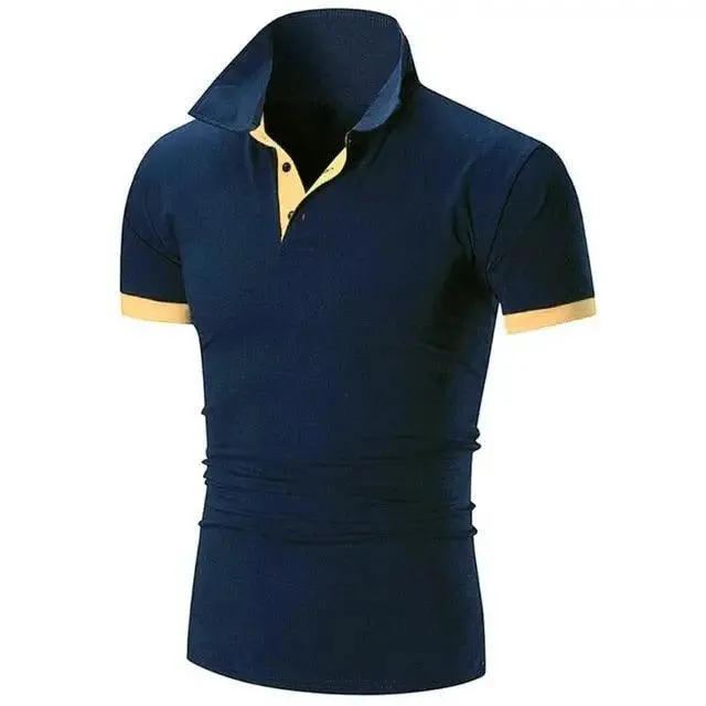 New Polo Shirt Men Summer Cool Men's Shirts Sleeve Polo Business Clothes Luxury Men Tee Shirt Polos  women's short sleeves Summer Men's T-shirt Short Sleeved Lapel Casual T-shirt for Male Half Sleeve Tops