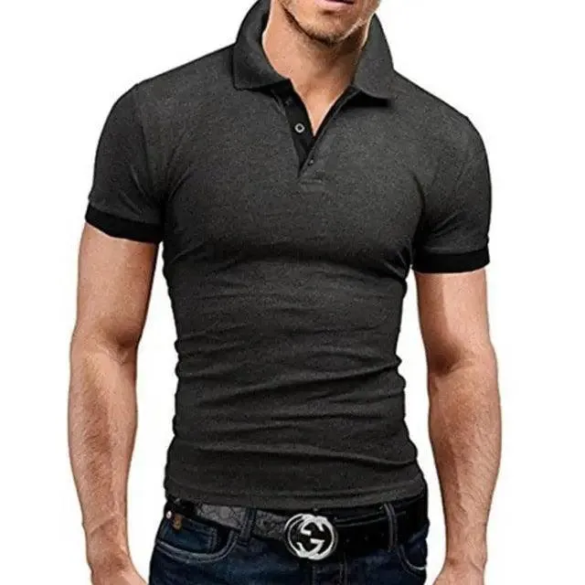 New Polo Shirt Men Summer Cool Men's Shirts Sleeve Polo Business Clothes Luxury Men Tee Shirt Polos  women's short sleeves Summer Men's T-shirt Short Sleeved Lapel Casual T-shirt for Male Half Sleeve Tops