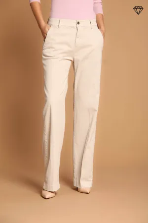 New York Straight women's chino pants in gabardine straight fit 