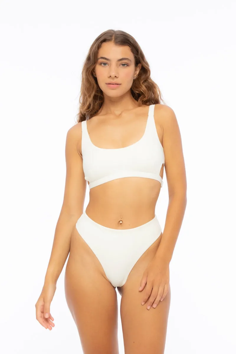 Nona Perkasa Orchid Top - Ivory