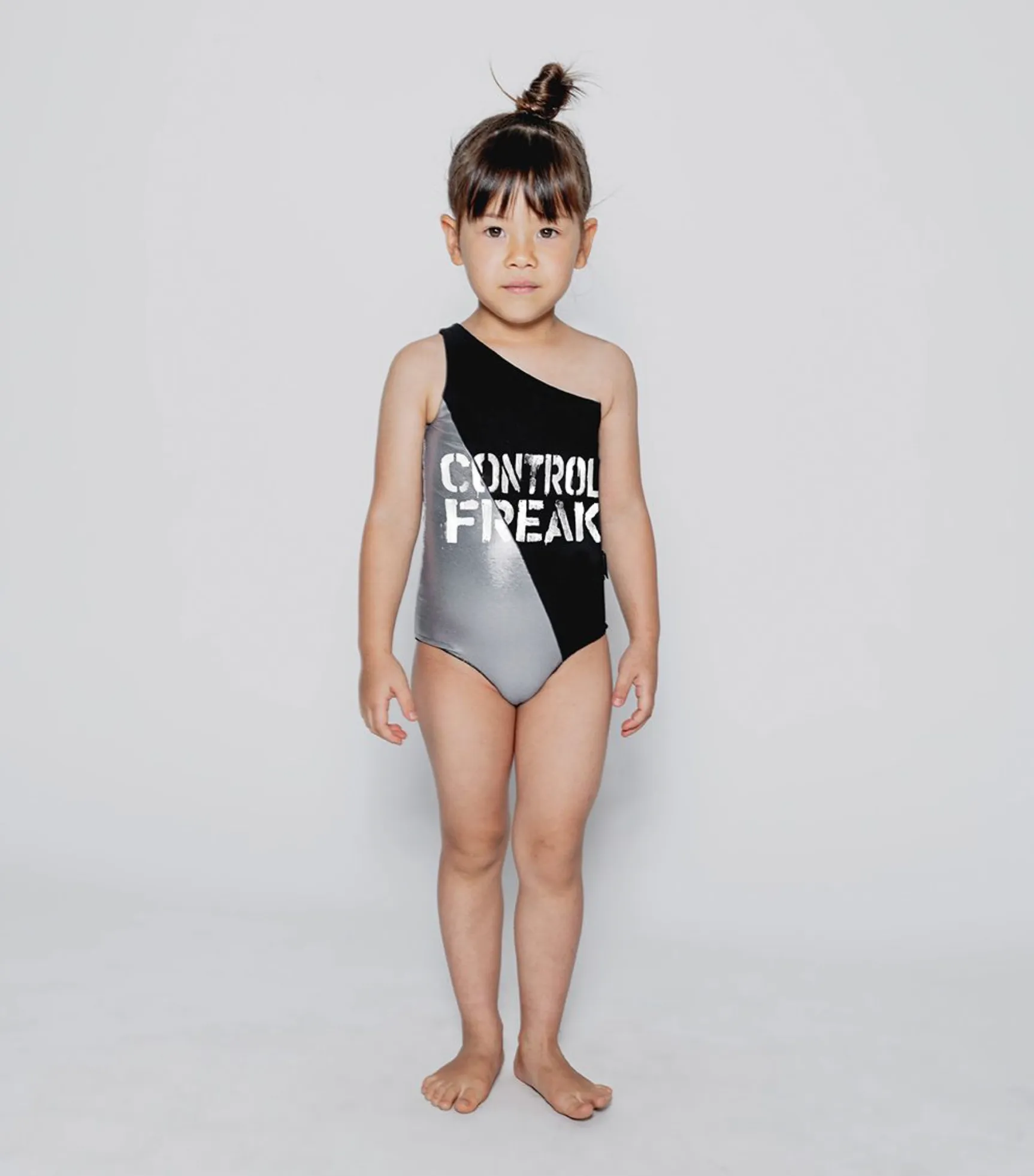nununu - Control Freak Swimsuit - Black/Silver