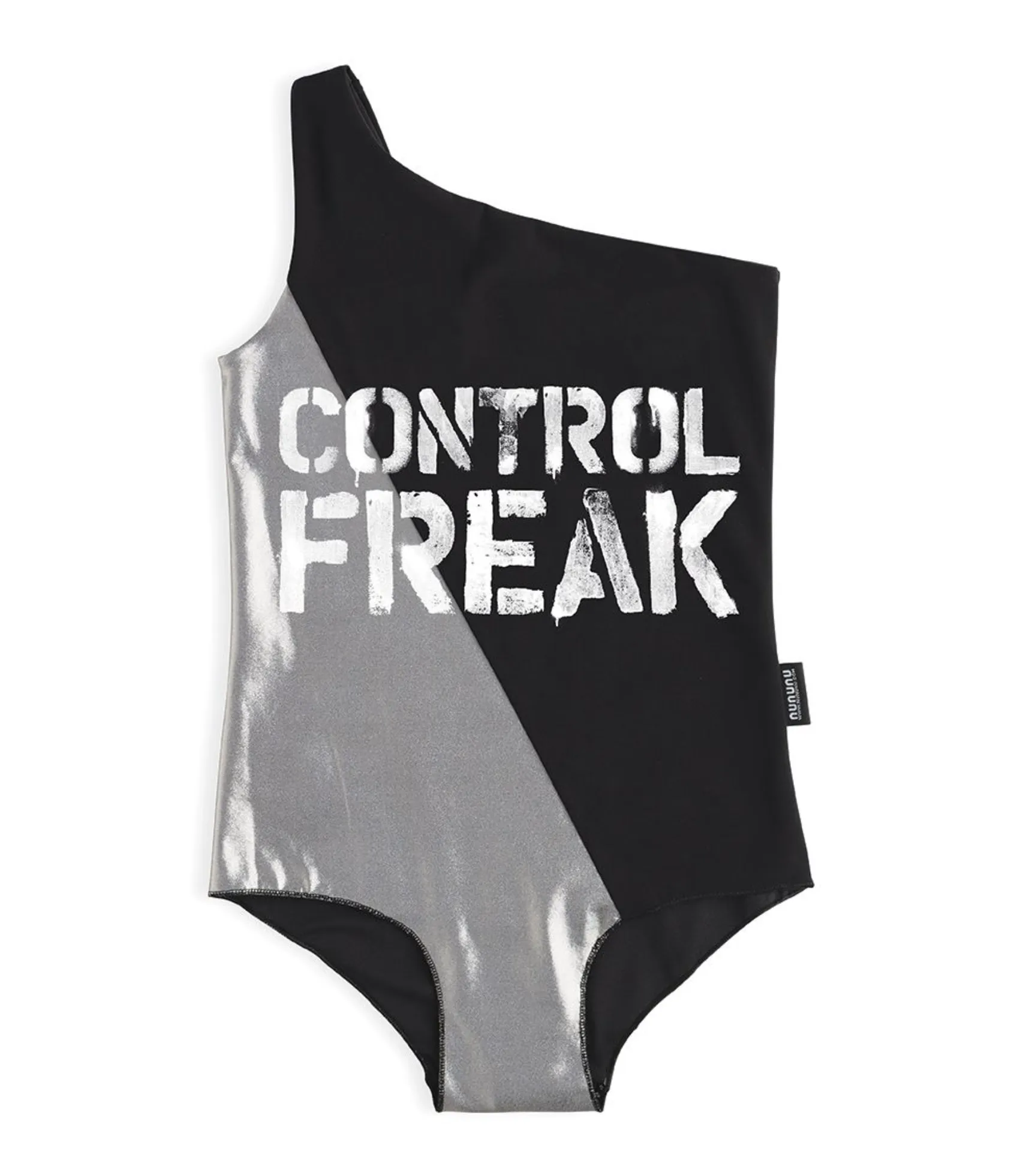 nununu - Control Freak Swimsuit - Black/Silver