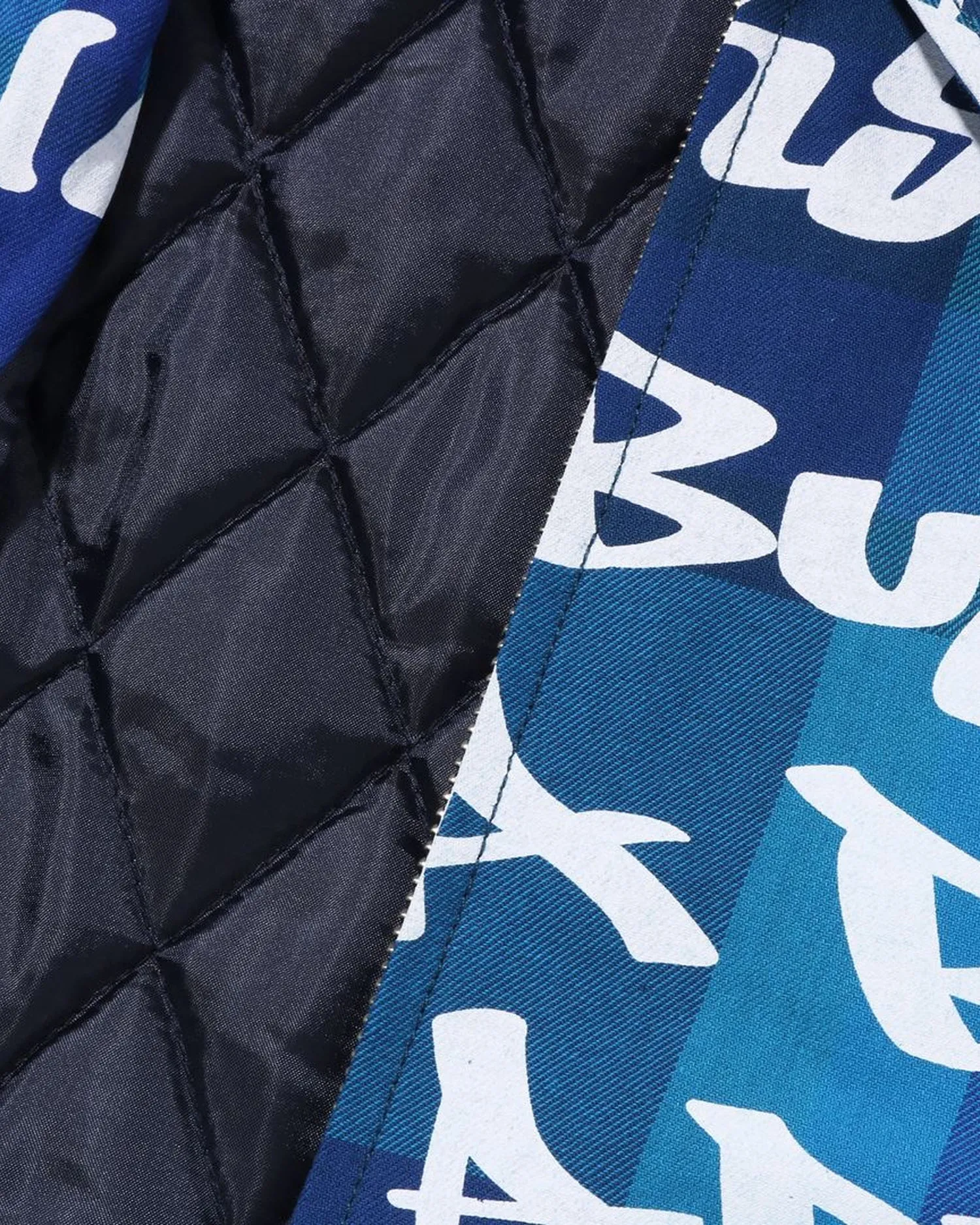 One Point Bape Graffiti Check Zip Jacket