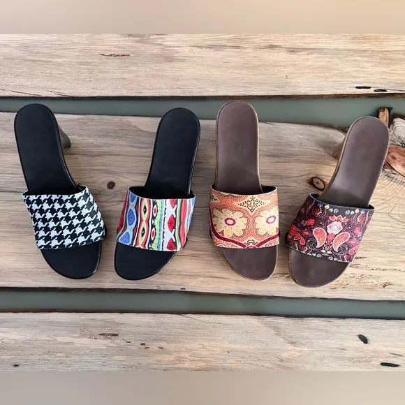 Onesole Set Of 8 Patterned Multicolor Snap On Tops