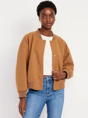 Oversized Bomber Jacket
