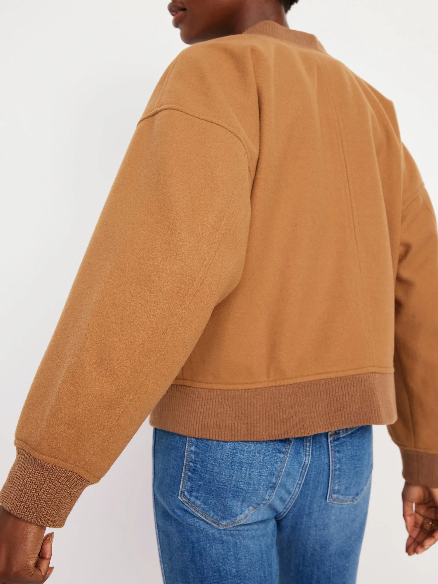 Oversized Bomber Jacket