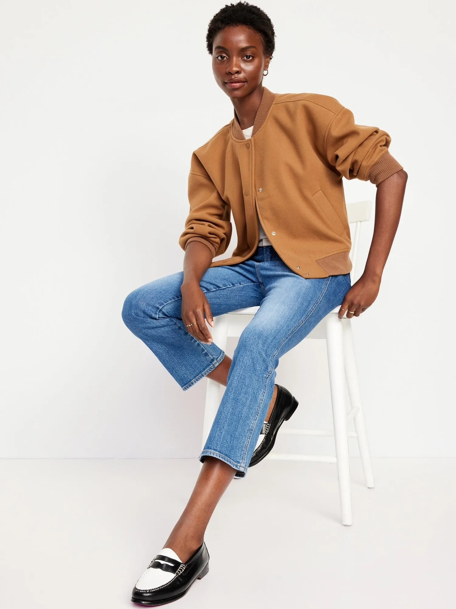 Oversized Bomber Jacket