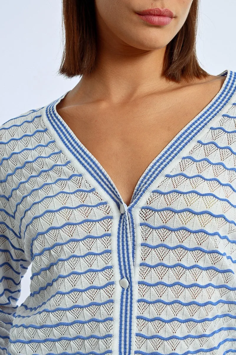 OVERSIZED STRIPED VEST