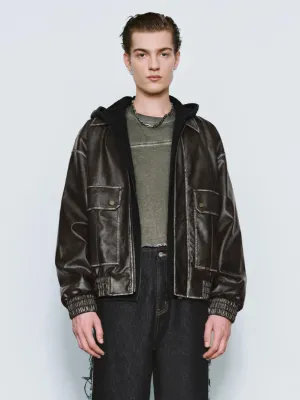 Oversized Vegan Leather Jackets