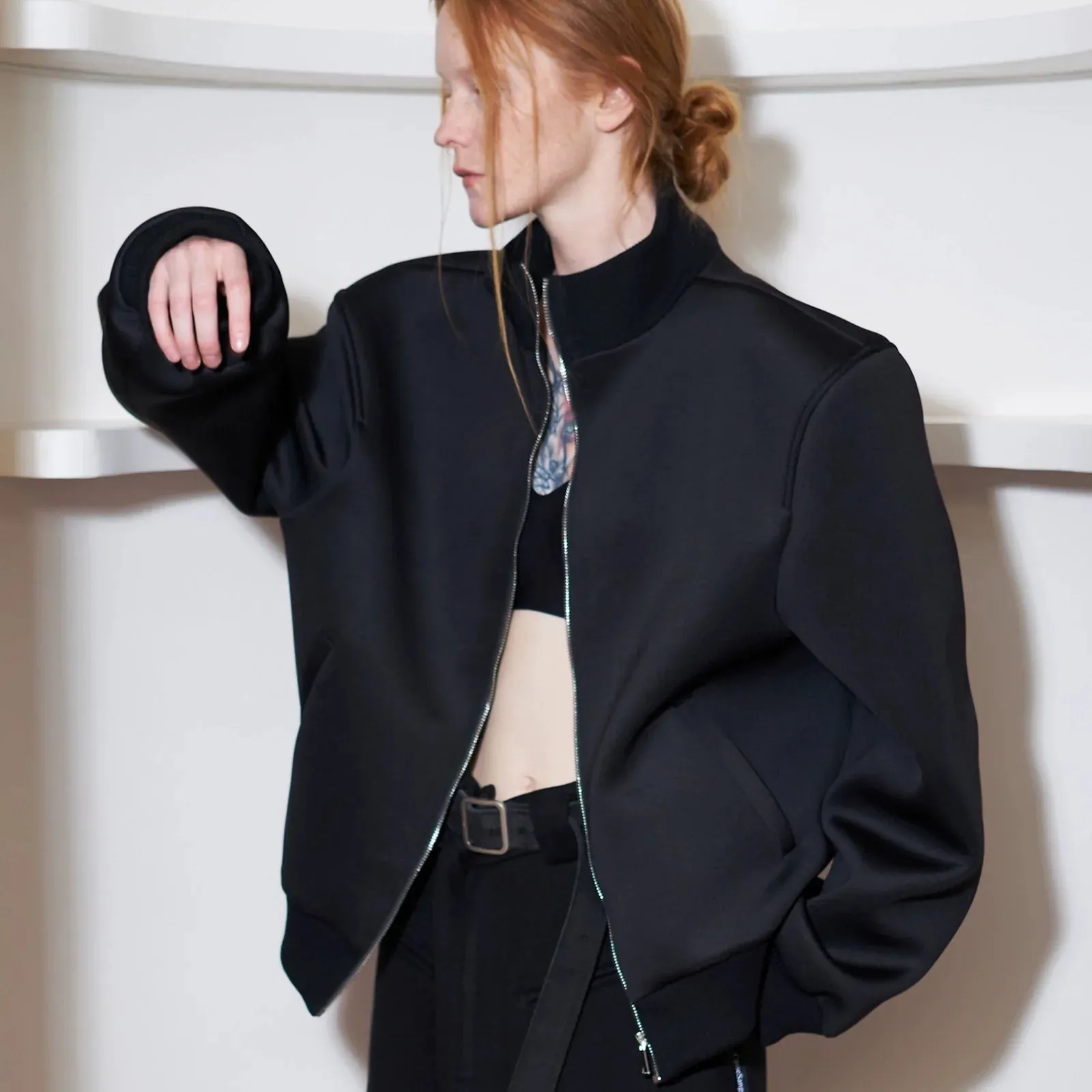 Oversized Zip-Up Jacket