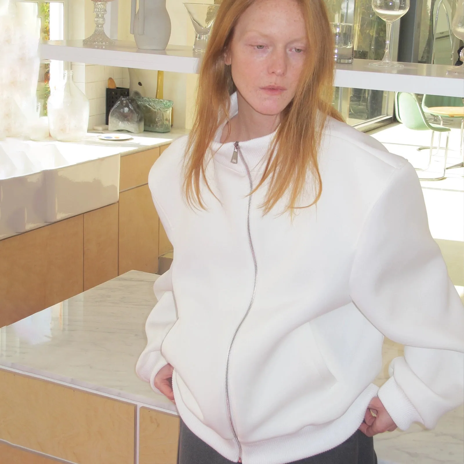 Oversized Zip-Up Jacket