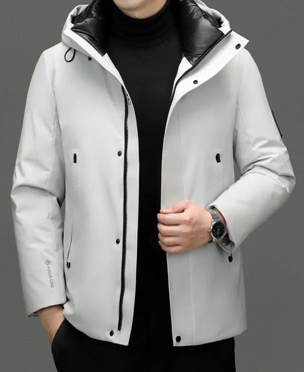Padded Zip-up Puffer Jacket for Stylish Winter Wear