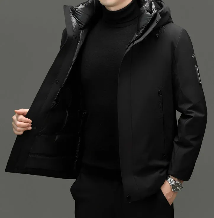 Padded Zip-up Puffer Jacket for Stylish Winter Wear