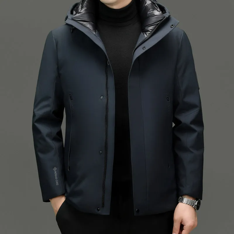 Padded Zip-up Puffer Jacket for Stylish Winter Wear