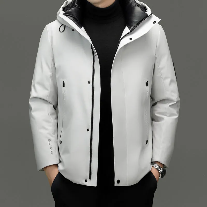 Padded Zip-up Puffer Jacket for Stylish Winter Wear