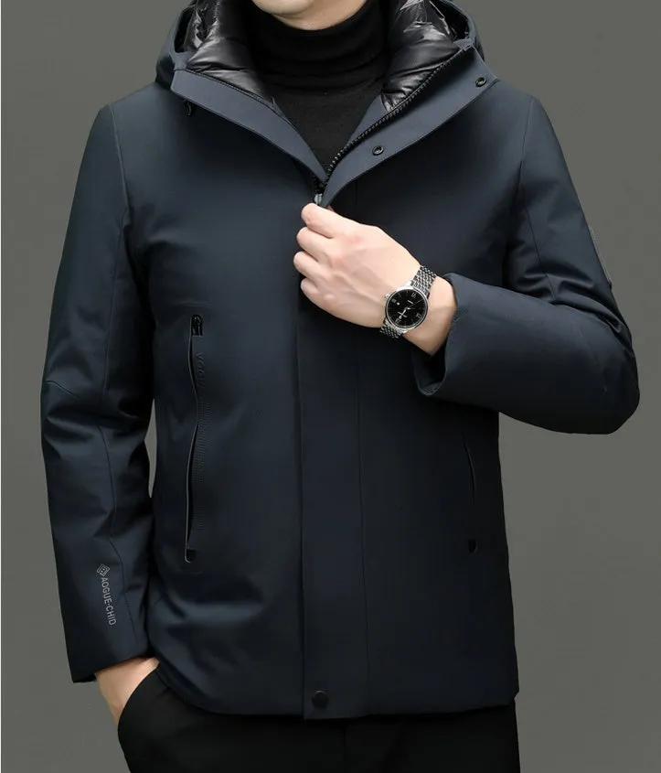 Padded Zip-up Puffer Jacket for Stylish Winter Wear