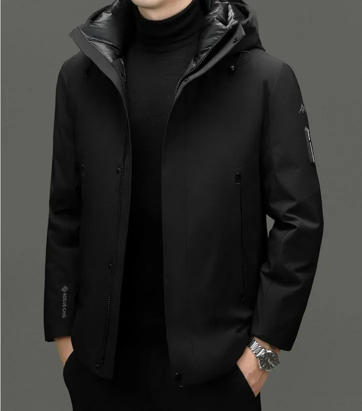 Padded Zip-up Puffer Jacket for Stylish Winter Wear