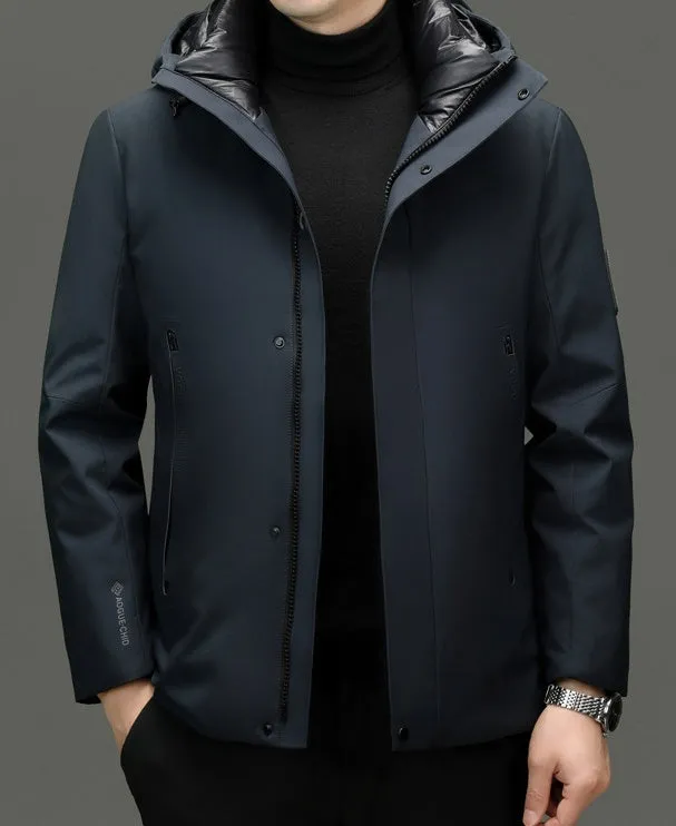 Padded Zip-up Puffer Jacket for Stylish Winter Wear
