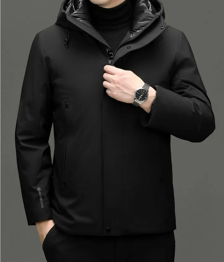 Padded Zip-up Puffer Jacket for Stylish Winter Wear