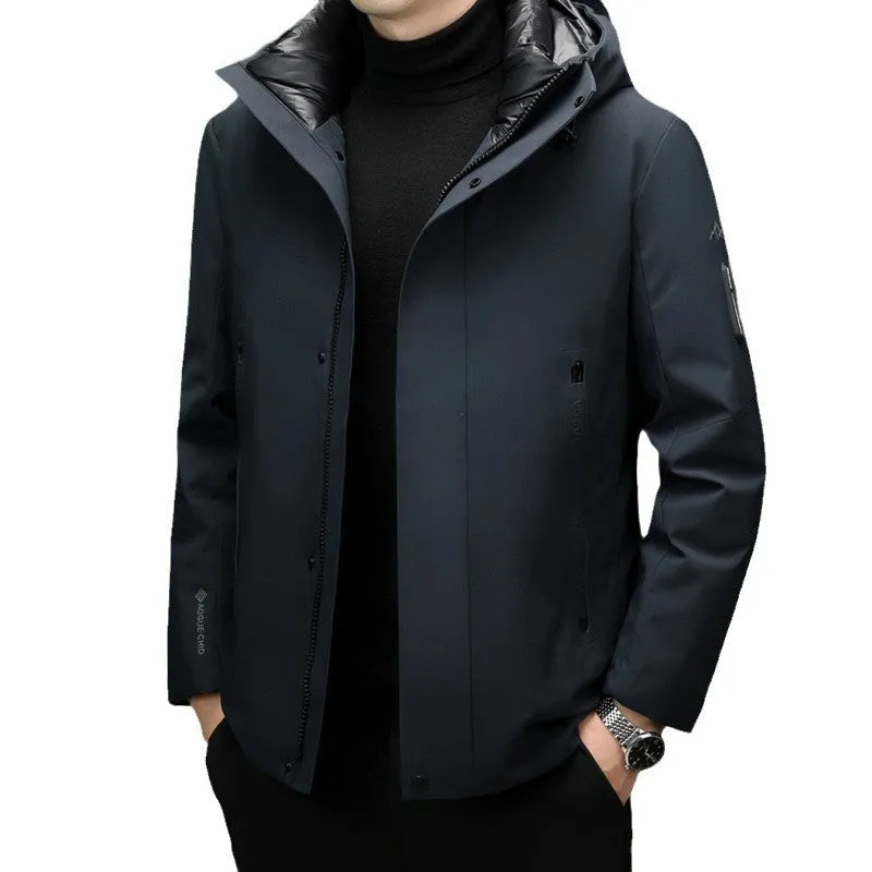 Padded Zip-up Puffer Jacket for Stylish Winter Wear