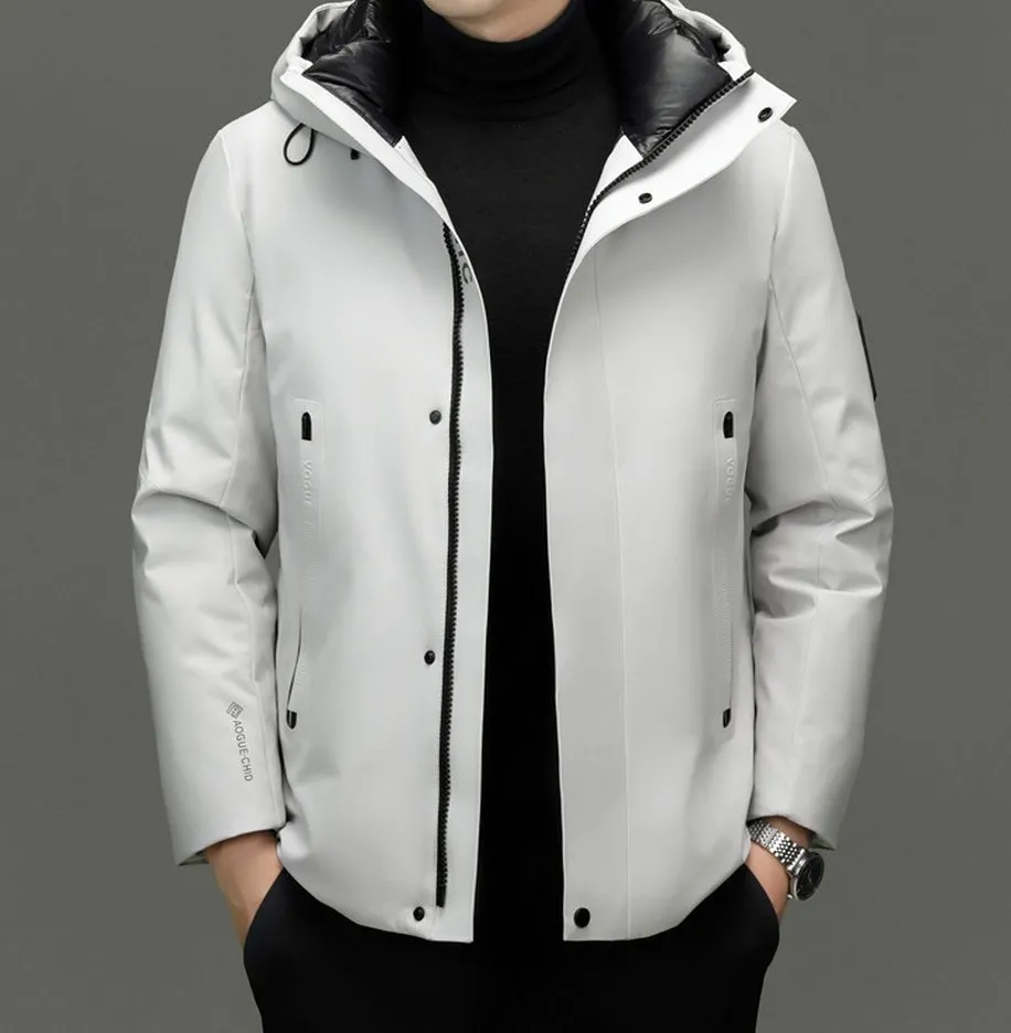 Padded Zip-up Puffer Jacket for Stylish Winter Wear