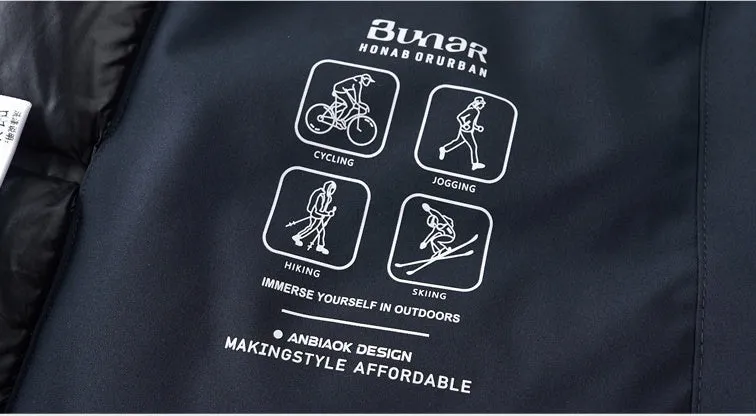 Padded Zip-up Puffer Jacket for Stylish Winter Wear