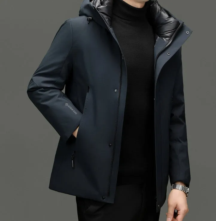 Padded Zip-up Puffer Jacket for Stylish Winter Wear