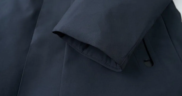 Padded Zip-up Puffer Jacket for Stylish Winter Wear