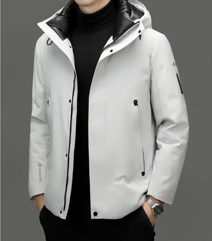 Padded Zip-up Puffer Jacket for Stylish Winter Wear