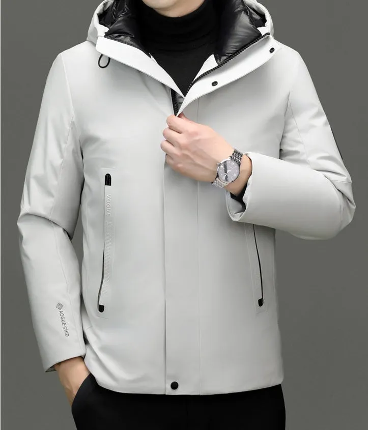 Padded Zip-up Puffer Jacket for Stylish Winter Wear