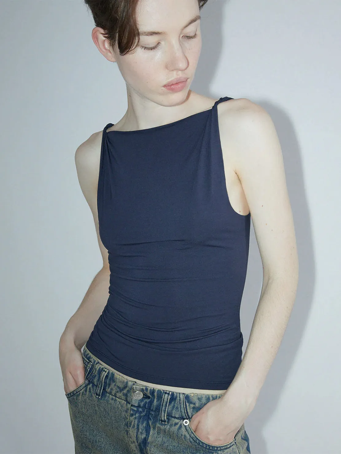 Paloma Wool Simp Top Navy