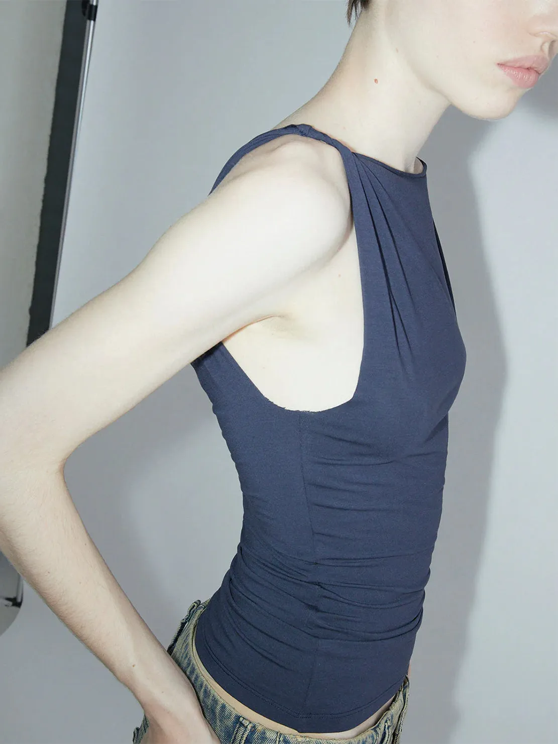Paloma Wool Simp Top Navy
