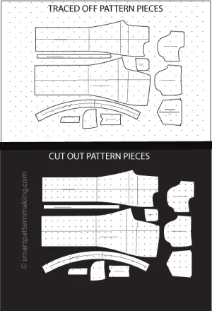 Pants Paper Pattern Cutting