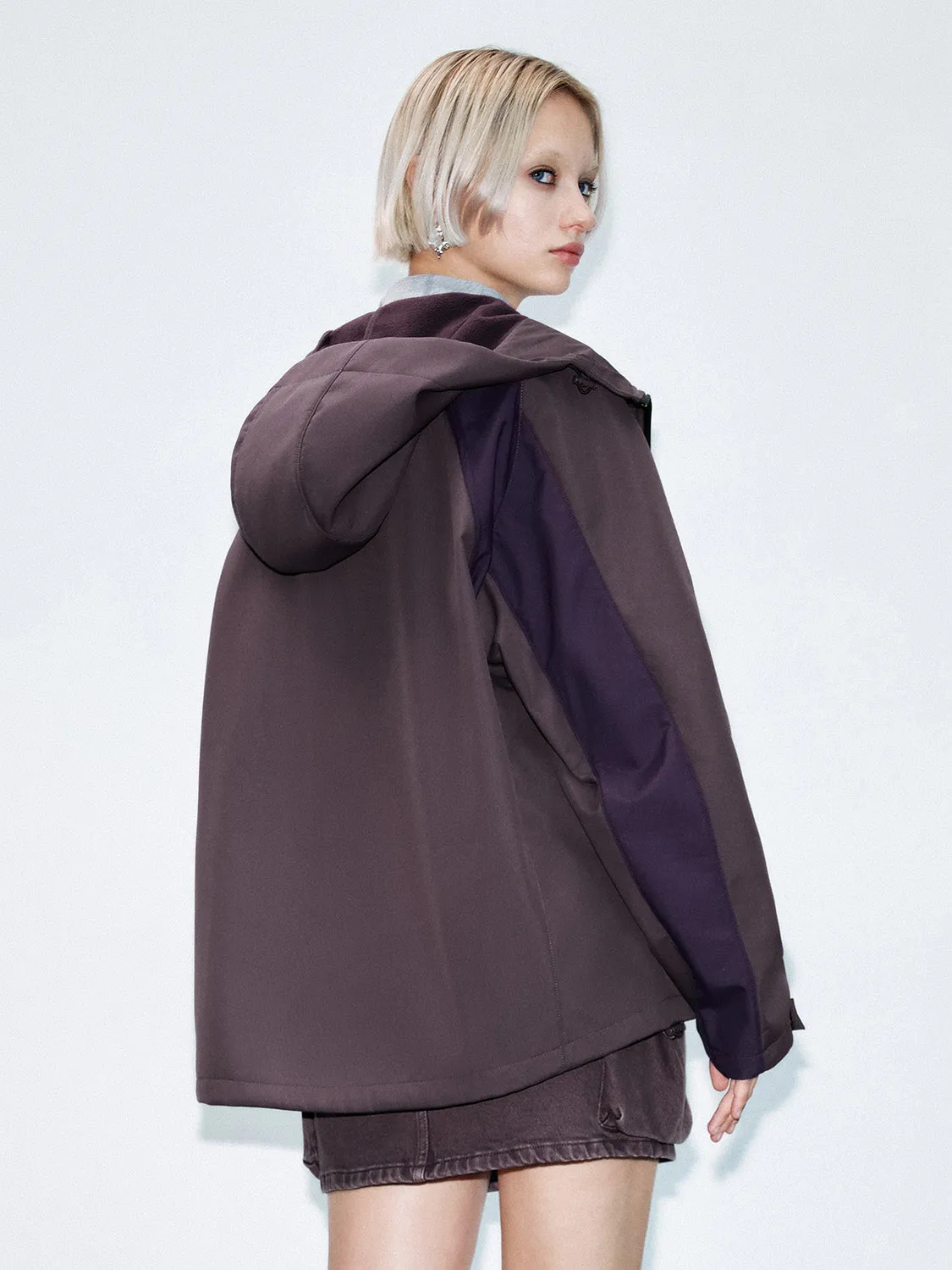 Patch Pocket Zip Up Front Jackets