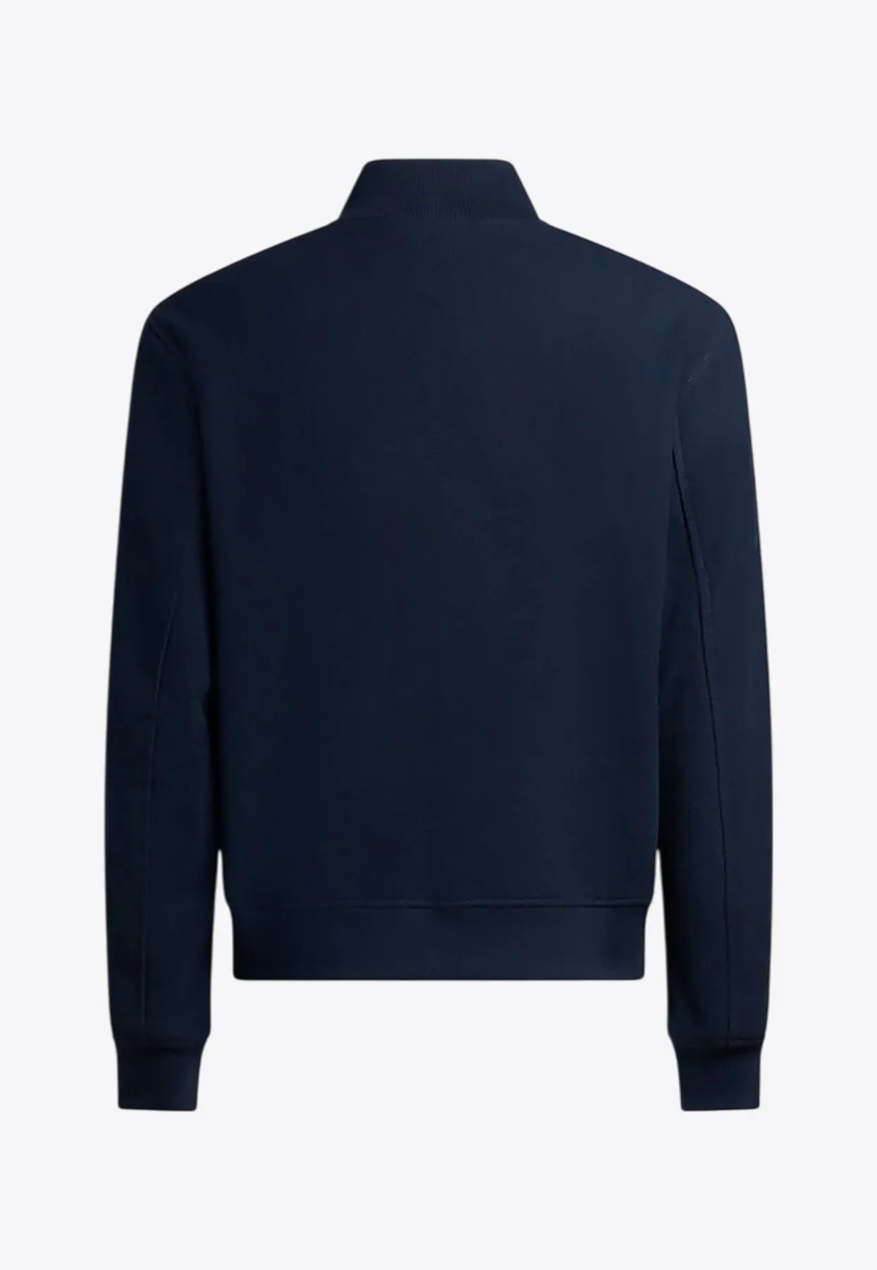 Pegaso Embroidered Zip-Up Bomber Jacket