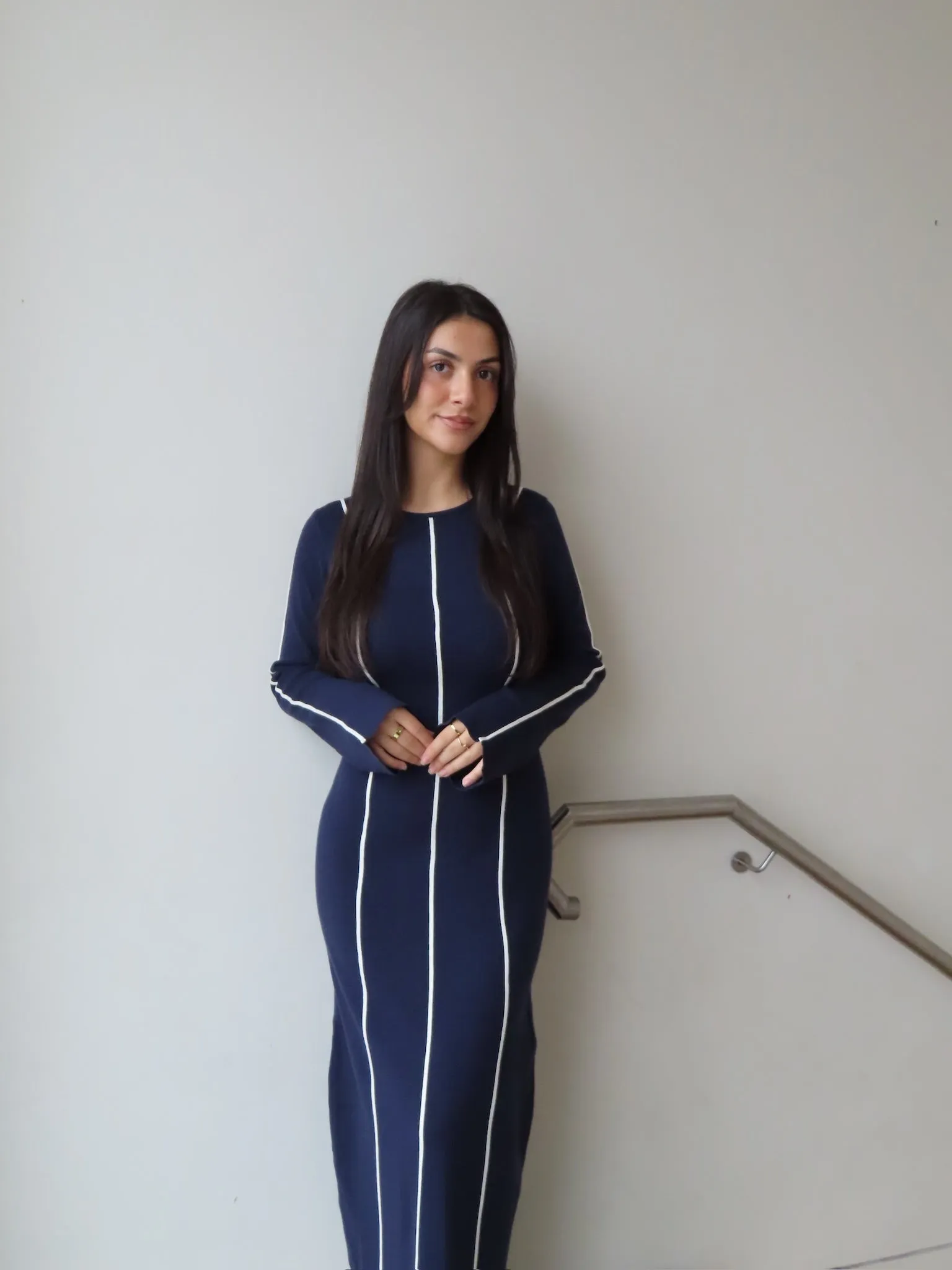 Perla Ribbed Dress