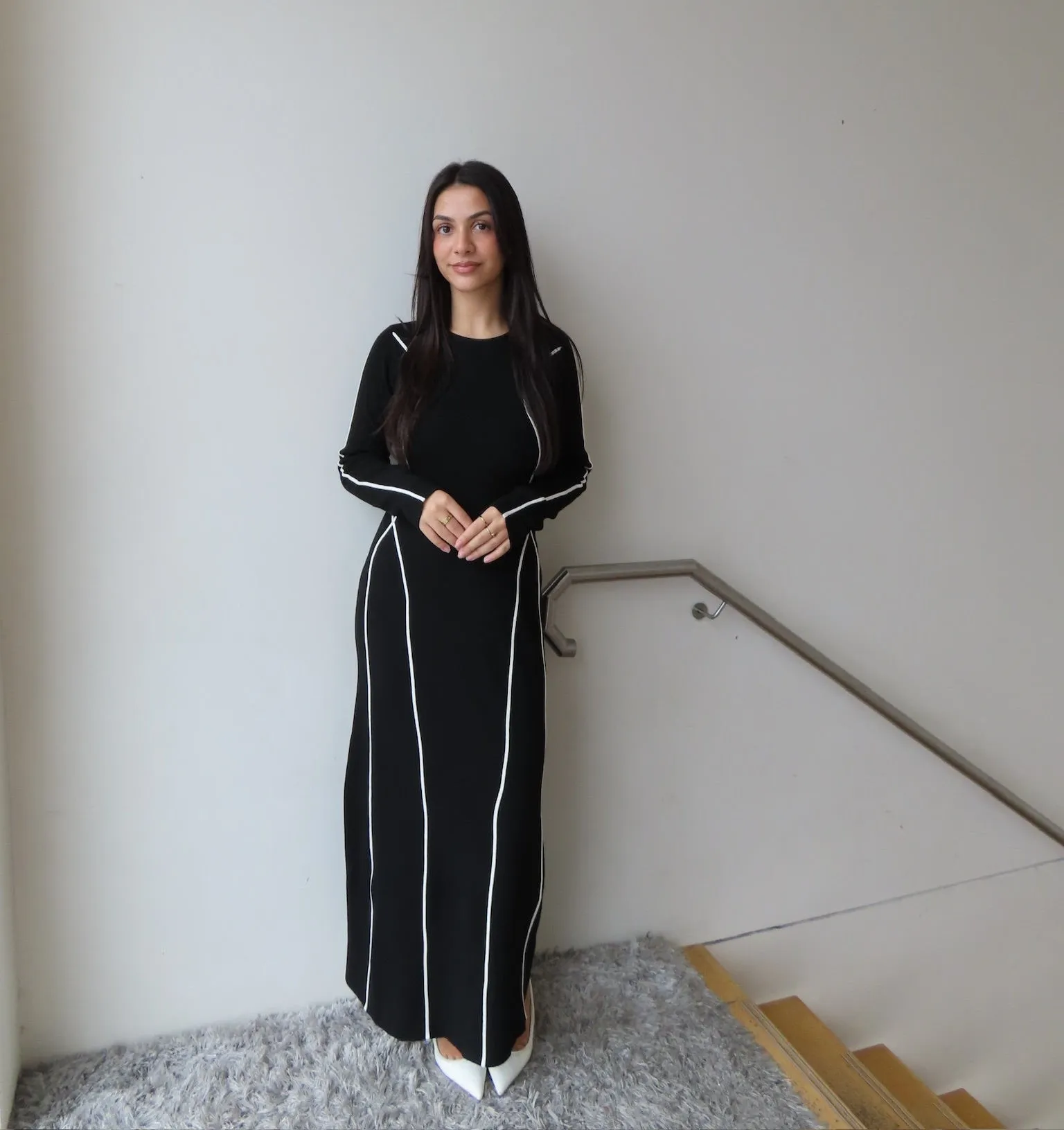 Perla Ribbed Dress